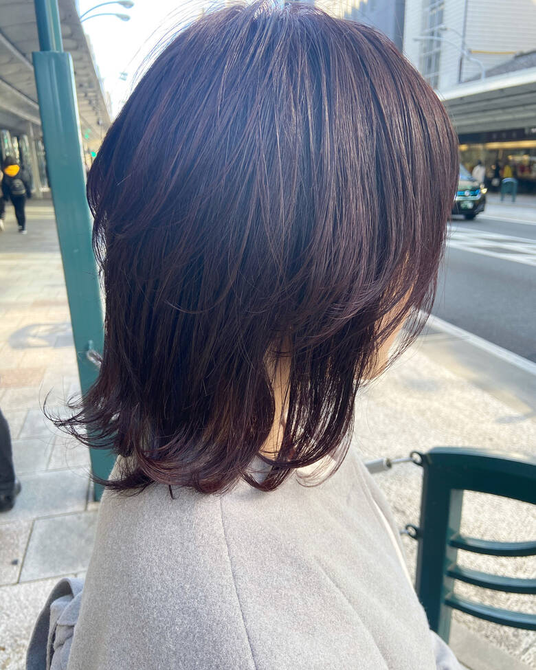 ミディアム ナチュラル マッシュウルフ ウルフカット Snob 元橋啓太 Hair ミディアム ナチュラル マッシュウルフ ウルフカット Snob 元橋啓太 Hair