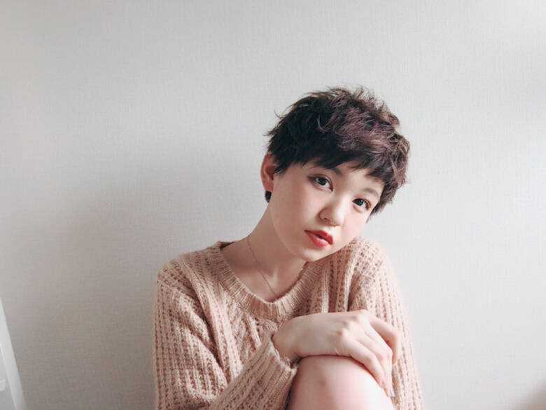 冬 ヘアアレンジ ベリーショート 外国人風 あくつ ゆり Hair