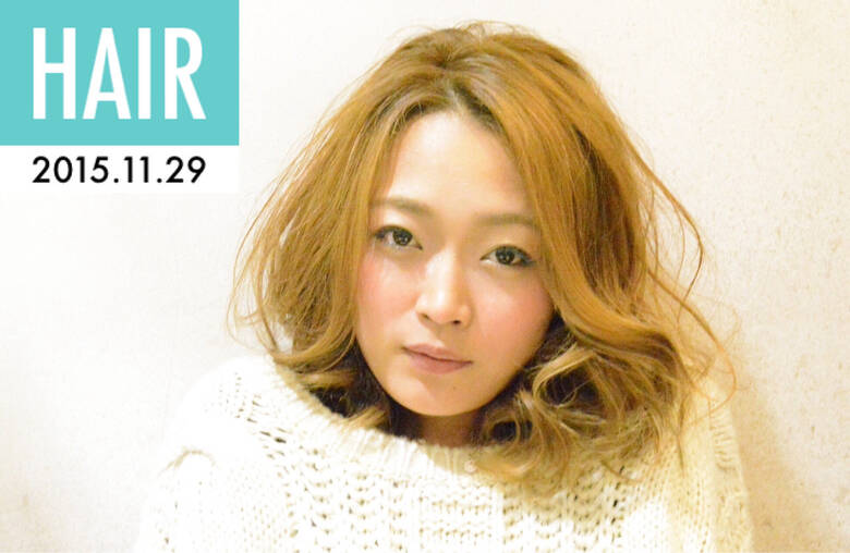 ナチュラル 大人かわいい ミディアム 外国人風 Lunty Namba 小澤 大輔 Hair