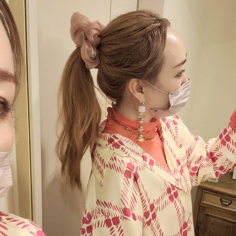 簡単ヘアアレンジ 30代 私とマスクとヘアアレンジ 卵型 Avant Naoko Miura 大阪 心斎橋 Avant Hair