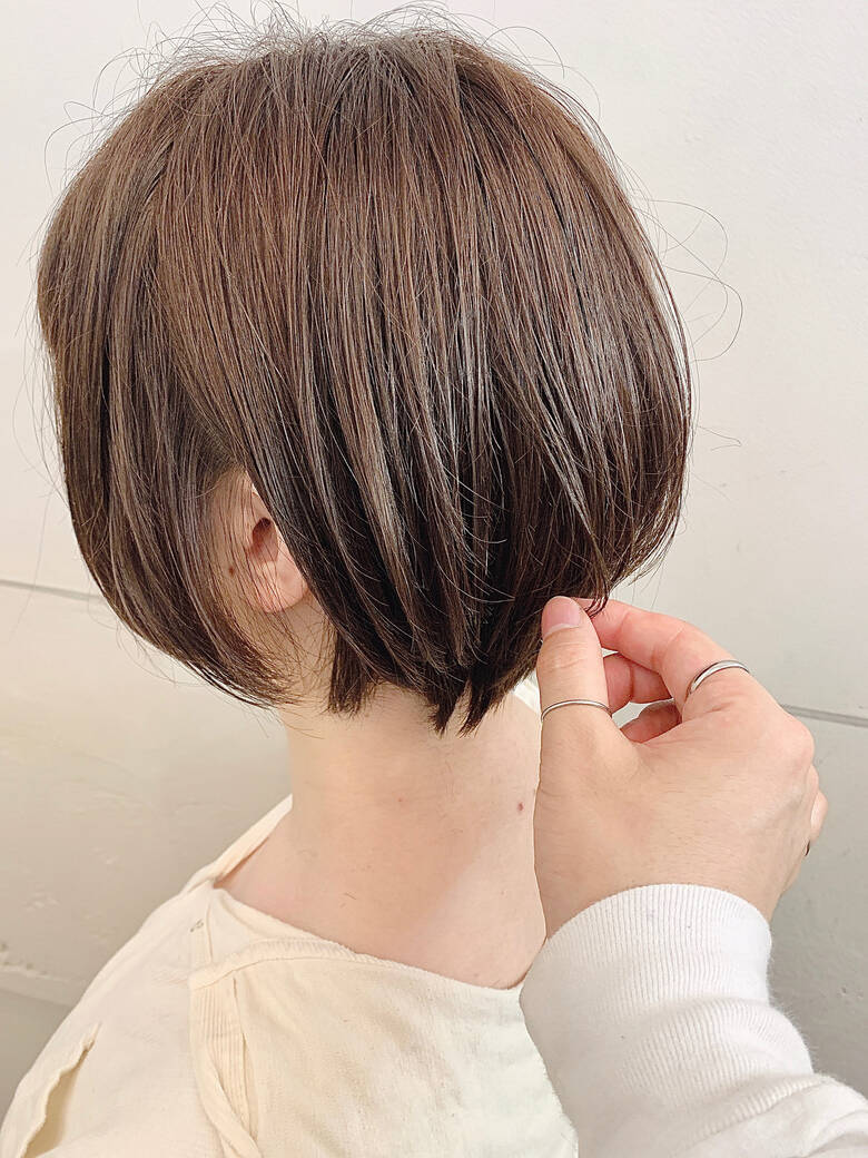 ショートボブ ナチュラル ショート ショートヘア Neolive Aim 小松 慧 Hair ショートボブ ナチュラル ショート ショートヘア Neolive Aim 小松 慧 Hair