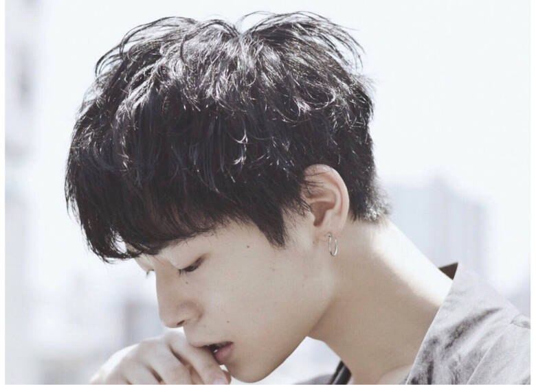 メンズ ボーイッシュ ショート パーマ Olta Tomoya Fujiwara Hair メンズ ボーイッシュ ショート パーマ Olta Tomoya Fujiwara Hair