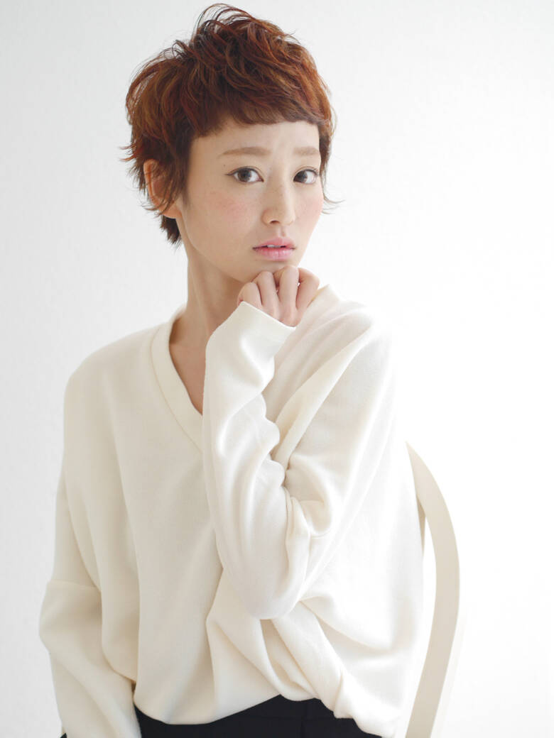 外ハネ ベリーショート ショート 秋 Nyny 松井山手店 打越 裕樹 Nyny Hair