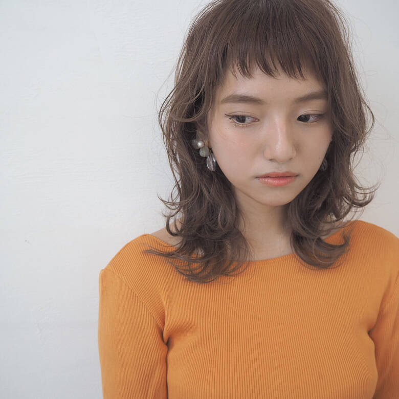 リラックス ミディアム ナチュラル レイヤーカット Freelance 宮迫 真美 Hair