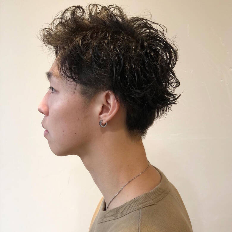 ショート 無造作パーマ メンズパーマ ナチュラル Minx Ginza 二丁目店 橋口 建太 Hair