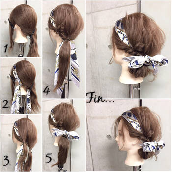 ヘアアレンジを上級者っぽく見せたいなら ターバンを使ったテクに挑戦 Hair
