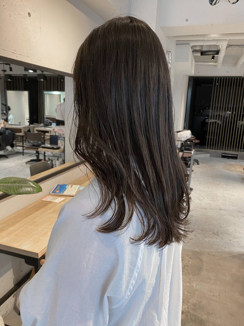 アッシュグレージュ ナチュラル アッシュベージュ ミディアム Dydi 表参道 松崎来未 Hair アッシュグレージュ ナチュラル アッシュベージュ ミディアム Dydi 表参道 松崎来未 Hair