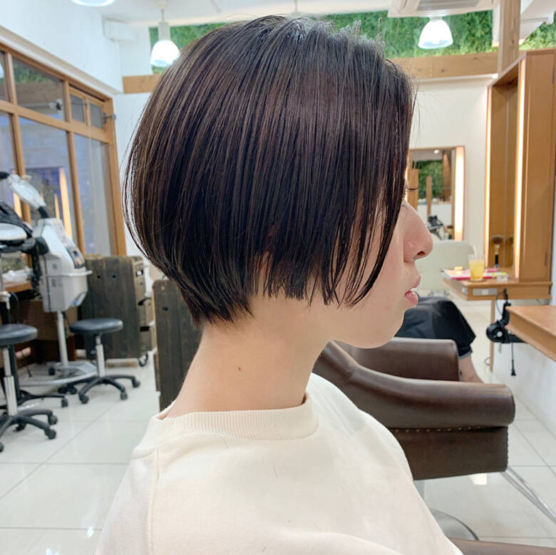 ハンサムショート ショート 黒髪 大人可愛い ジールサロン つくば美容師 ショートヘア愛好家 矢崎 翔太 Hair