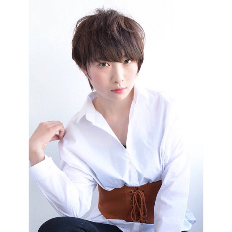 ベリーショート オフィス パーマ ゆるふわ 玉川みく Hair