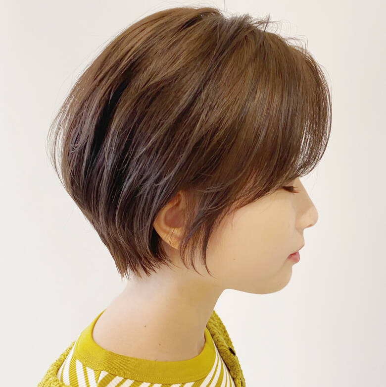 簡単ヘアアレンジ ナチュラル ショート ショートボブ Rue 森 海 Hair