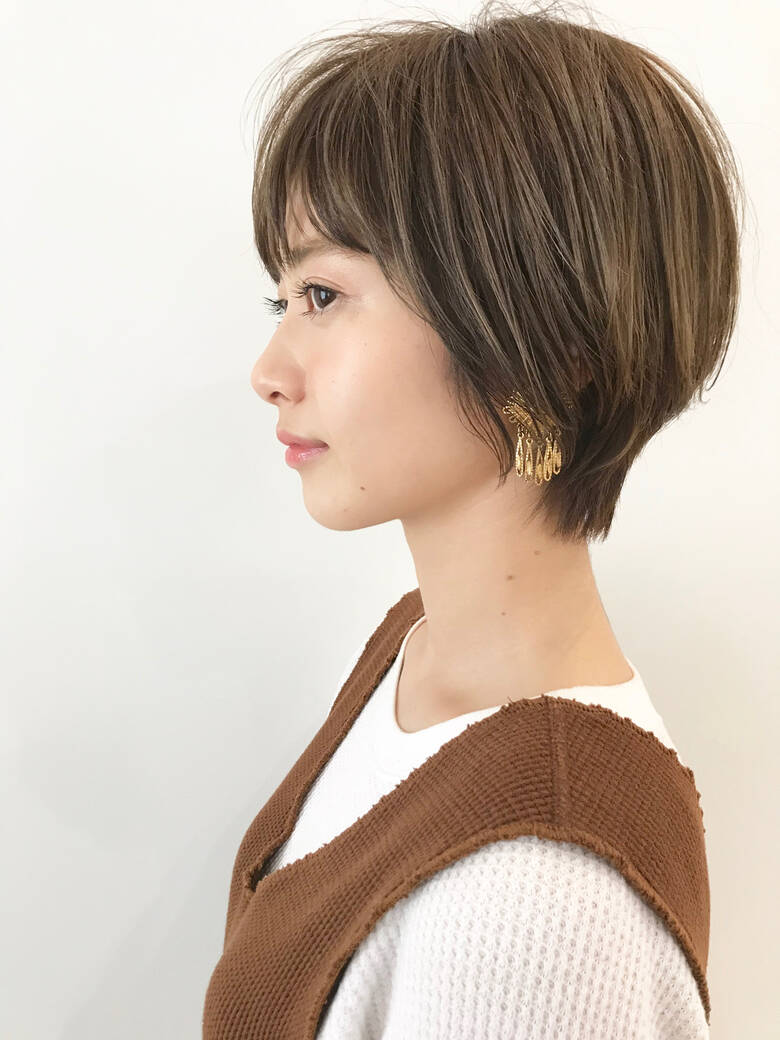 ショート ナチュラル 大人かわいい ヘアアレンジ Vie 大人可愛い ショート ボブが得意 つばさ Hair