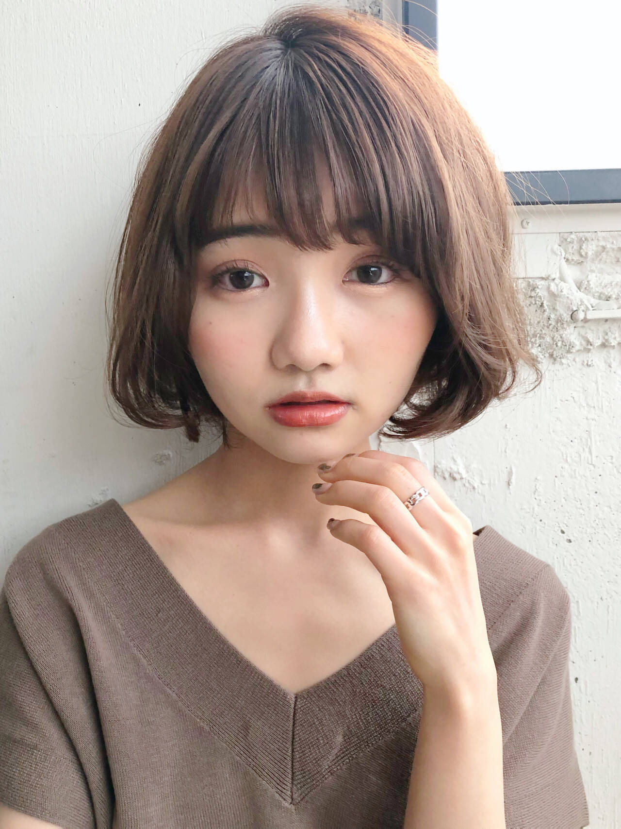 髪型 ボブ ワンカール