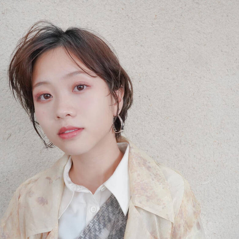 ベリーショート 耳掛けショート ショートヘア ナチュラル Dekujn ジェクイン 角戸 りお Hair