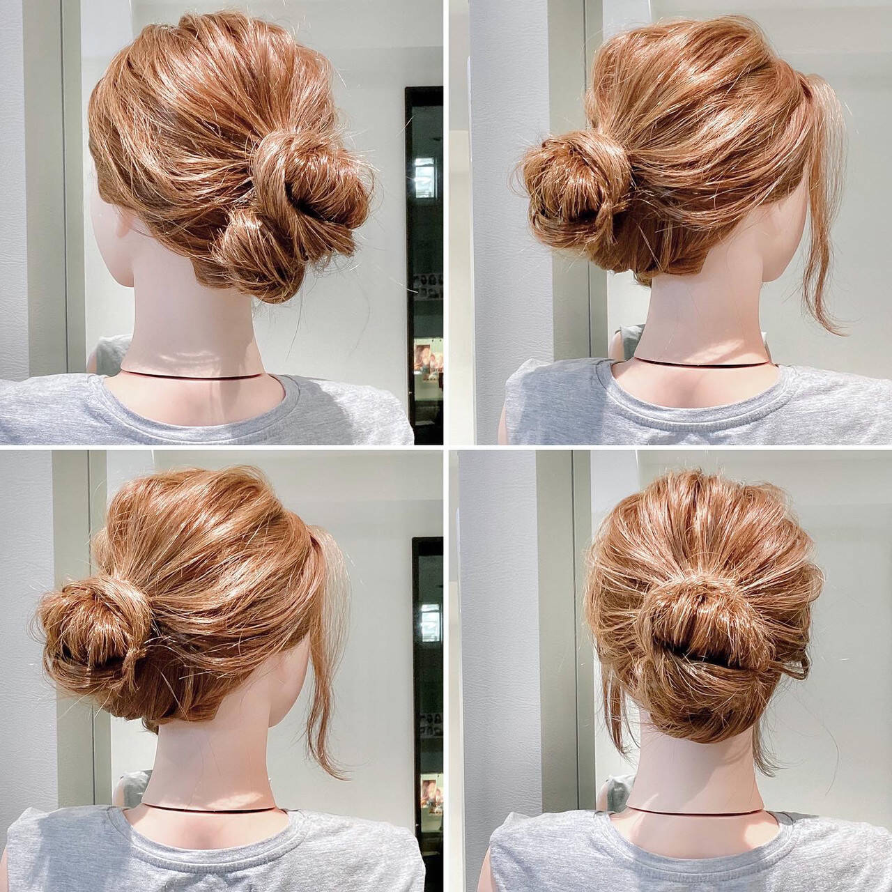 髪型 くるりんぱ ロング