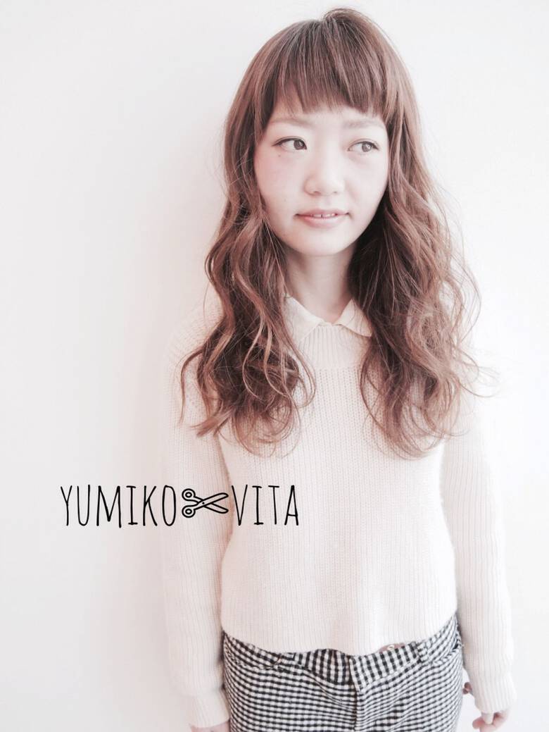 ロング パーマ ゆるふわ ガーリー Sknow Yumiko Sapporosknow Hair