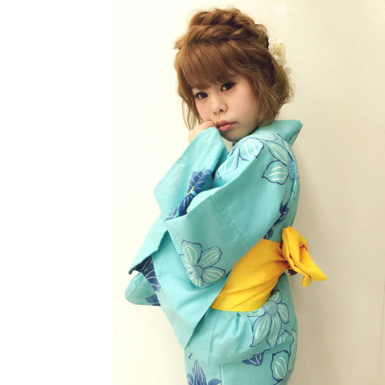 ショート 花火大会 夏 まとめ髪 Bize梅田 金海きな 17 Hair ショート 花火大会 夏 まとめ髪 Bize梅田 金海きな 17 Hair