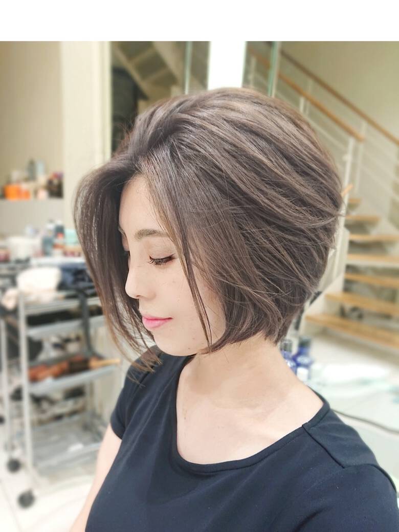 ショートボブ ショートヘア ショート ハイライト Visage Genuine 横徳憲史 Hair