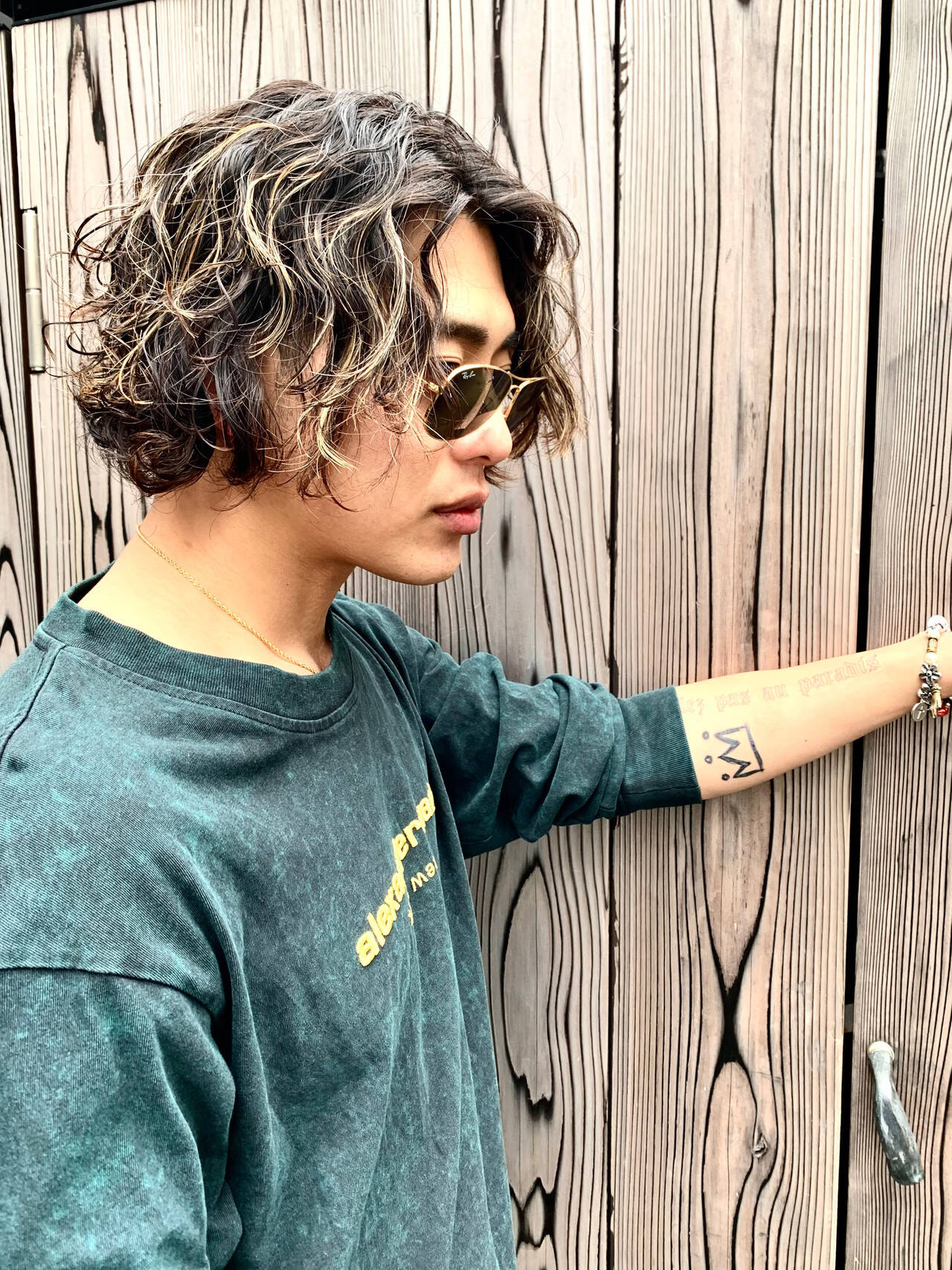 メンズカラー メンズヘア コントラストハイライト ストリート Act表参道 仲間隆之 6346 Hair