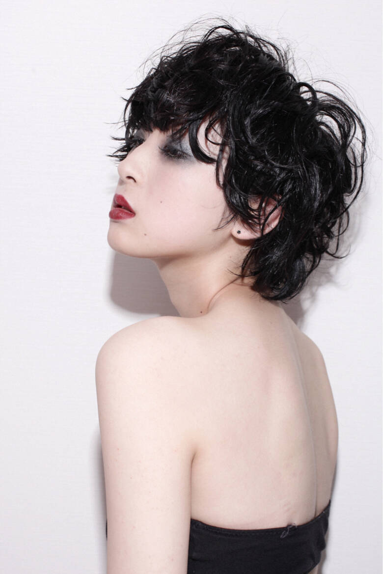 かっこいい パーマ ウェットヘア モード Atacca 勝又理恵 Hair