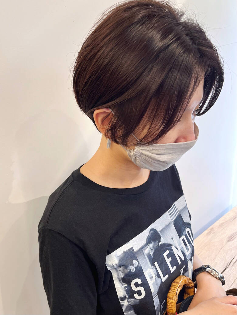 卵型 ショートヘア ベリーショート ナチュラル Freelance Miyoshi Hair