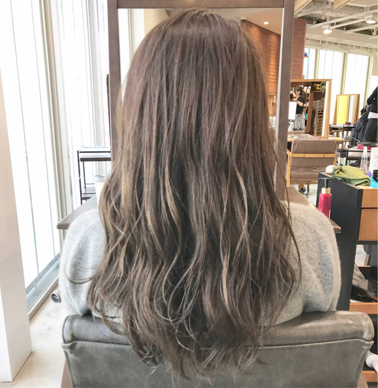 フェミニン 大人かわいい パーマ ハイライト Knot表参道 Theaterグループ姉妹店 阿部展大 Theater グループ姉妹店juice 2586 Hair