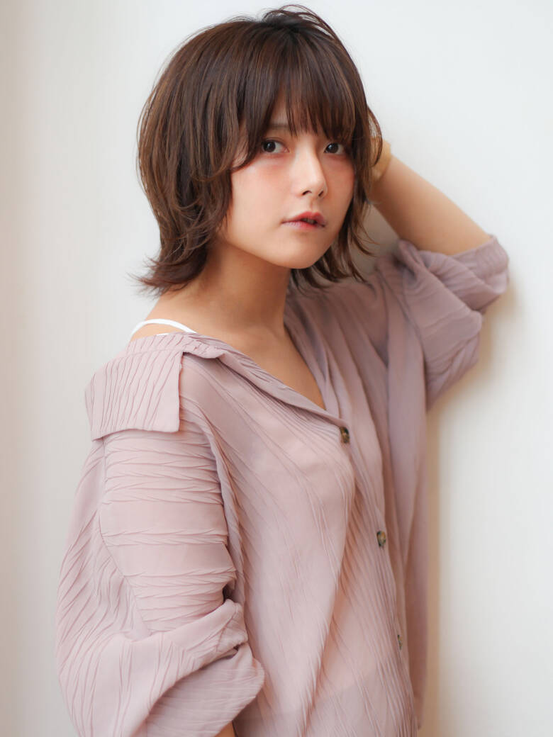 ウルフカット ひし形シルエット ショートレイヤー ネオウルフ Violet 田村祐樹 Hair ウルフカット ひし形シルエット ショートレイヤー ネオウルフ Violet 田村祐樹 Hair