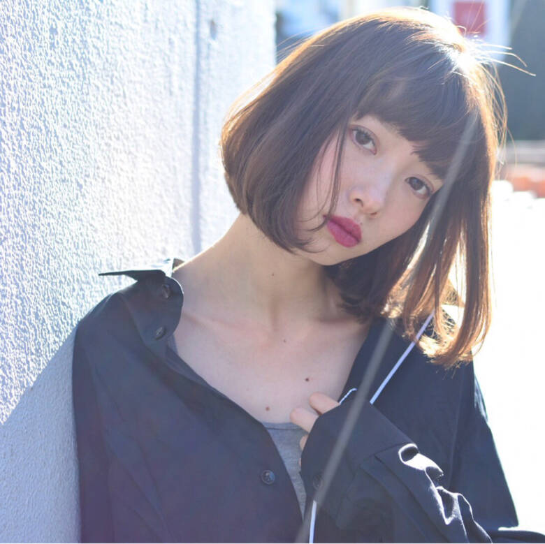 おフェロ ボブ ナチュラル 色気 Lipps銀座 山崎直輝 Hair