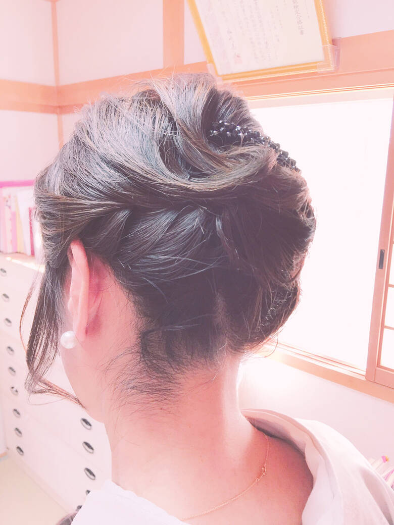 ボブ 結婚式 エレガント 和装ヘア Wabisabi 和美咲魅 Okunaka Hair