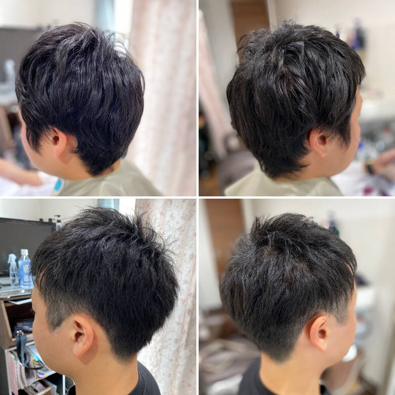 ショートボブ ショートヘア ナチュラル ツーブロック Aime 薄毛改善師エイ 5645 Hair