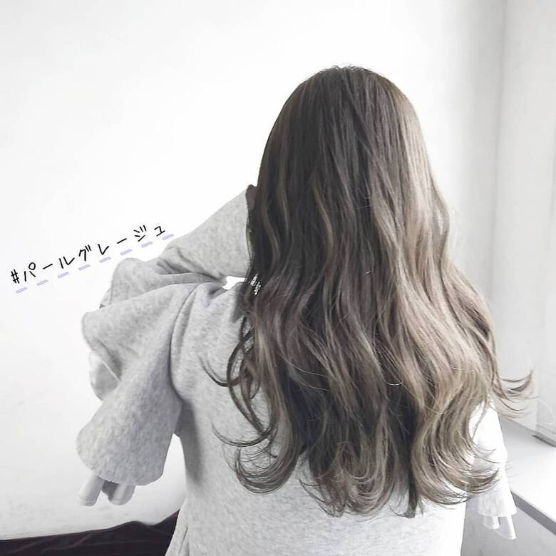 圧倒的透明感 ロング 透明感カラー グレージュ Luis By Brace 河原一平 Hair