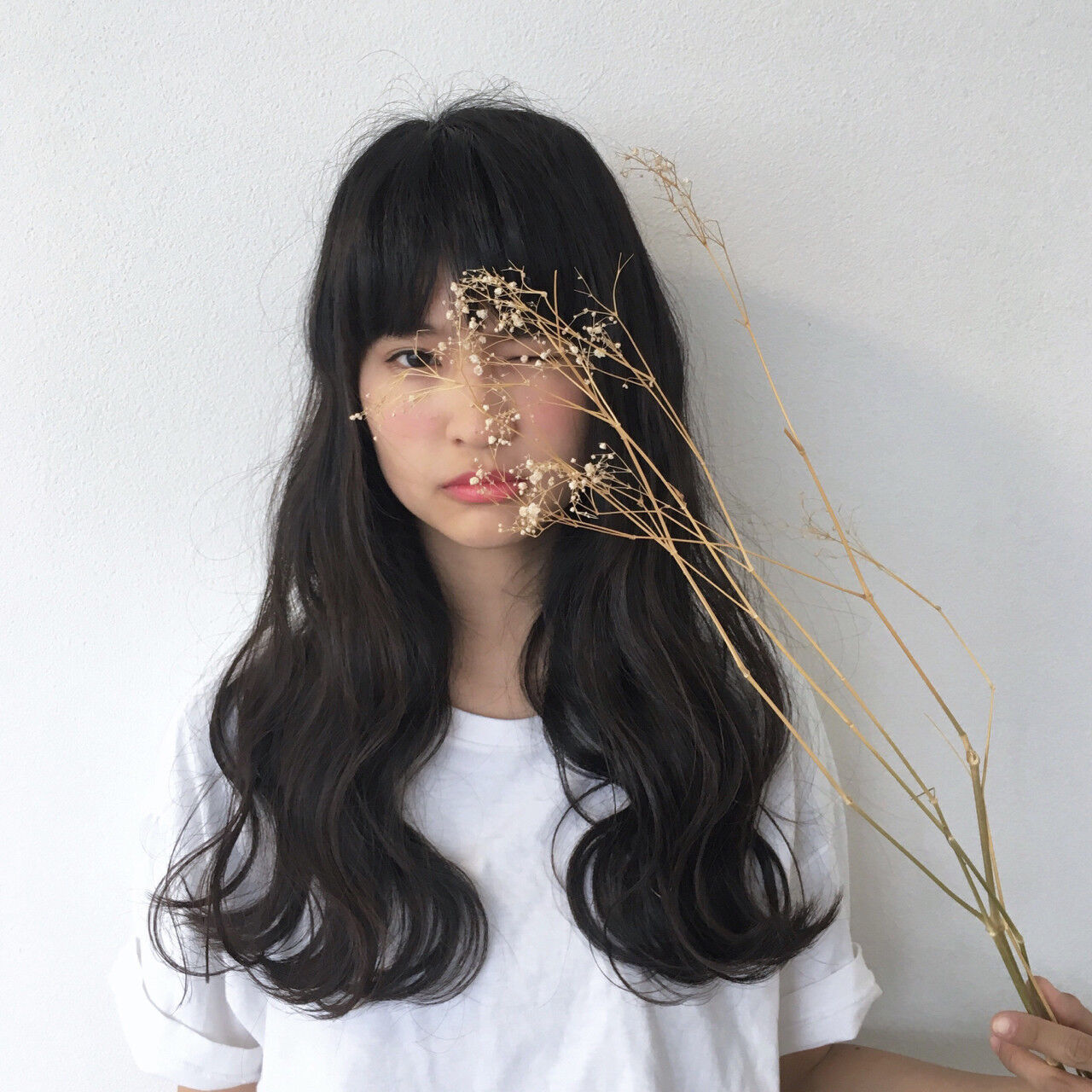 髪型 ロング 黒髪 アレンジ