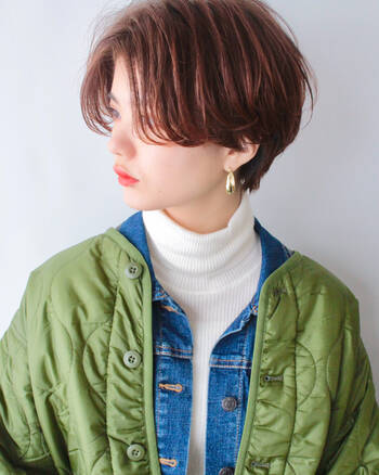 ショートヘアに似合うコートのおすすめ着こなし Hair