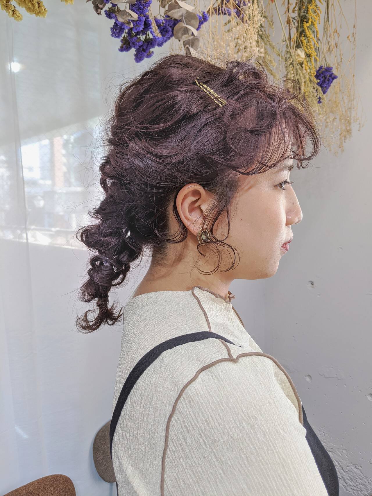 受付 髪型 アレンジ