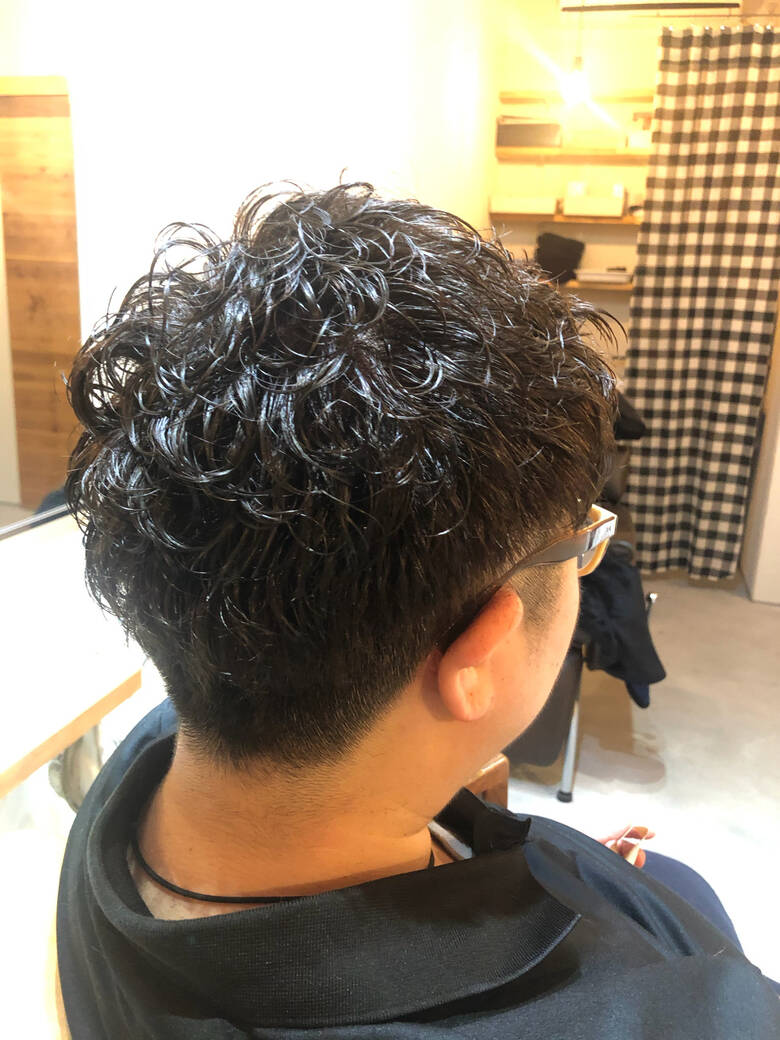 メンズパーマ ストリート ショート メンズカット Lala Hair Spa 古藤 なつみ Hair
