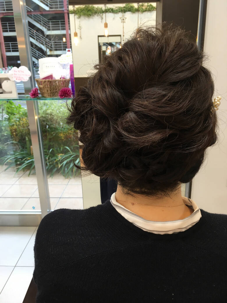 成人式 ボブ ヘアアレンジ 着物 Soin De Brace 大谷 伶美 Brace Hair