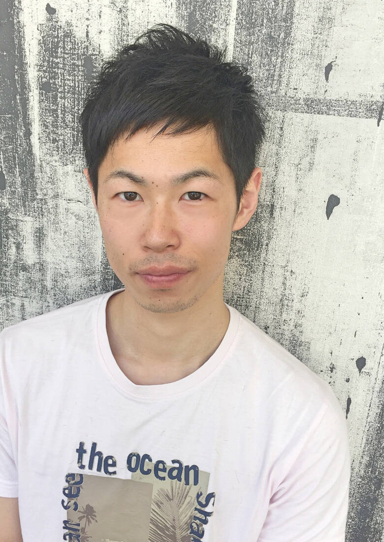 メンズ ショート ストリート 黒髪 Aube Hair Chouchou 花村美波 Hair