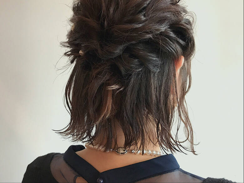 ヘアアレンジ ナチュラル 二次会 結婚式 Living Hanare 井田悠斗 Hair