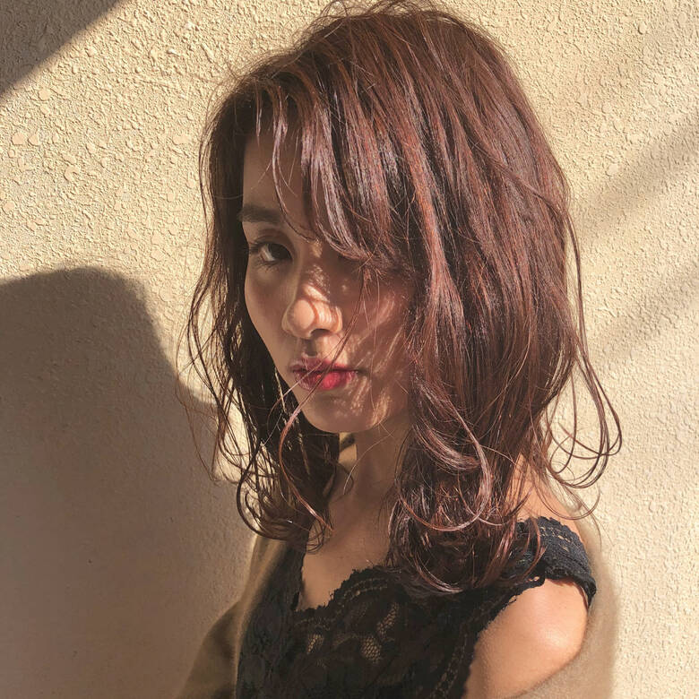 女子力 ナチュラル ミディアム 外国人風カラー Saffy 園田 健太 Hair