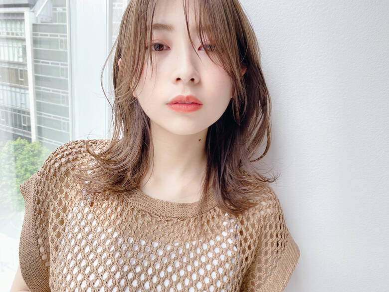 ウルフカット レイヤースタイル 外ハネ ミディアム K Two銀座 塚本繁 Hair