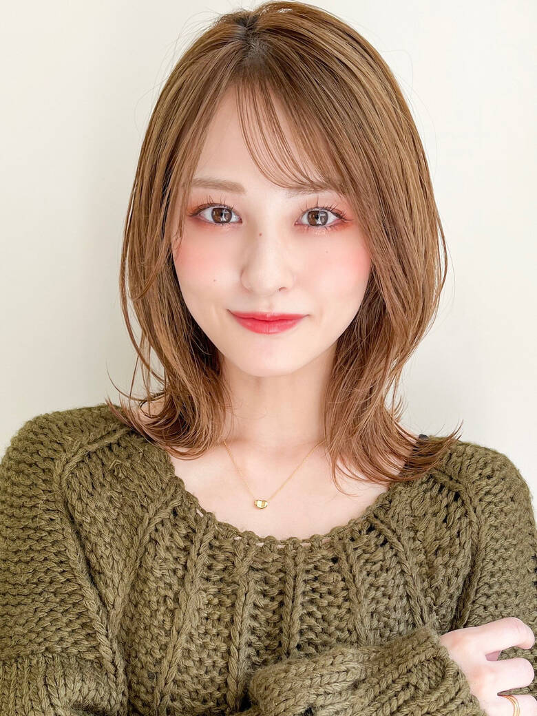 デート フェミニン 愛され ヘアアレンジ Dyplus Omotesando Dyplus 表参道 やりたさとの ミディアム 6248 Hair
