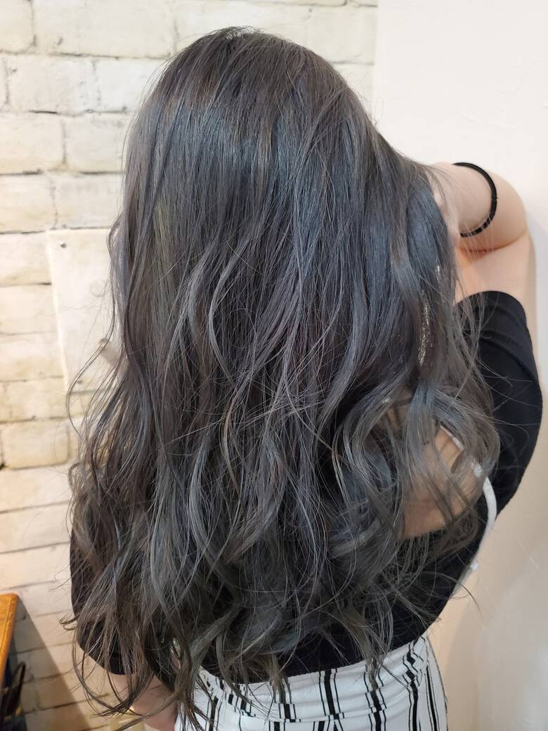 コントラストハイライト ロング ハイライト エレガント Hair Design Paul 松本 尚弥 Hair