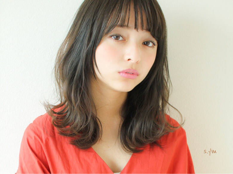小顔 大人女子 こなれ感 セミロング Afloat D L 山口 祥 Hair