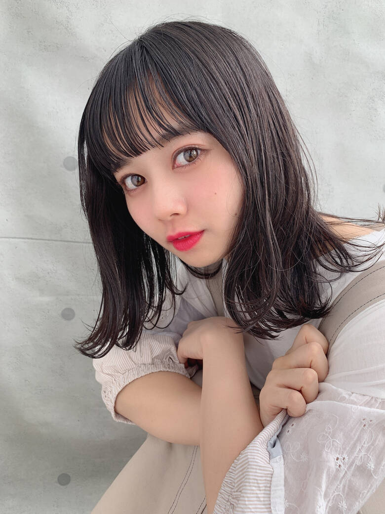 ナチュラルブラウンカラー ナチュラル ミディアム クール Laf From Garden 細野 樹 Hair ナチュラルブラウンカラー ナチュラル ミディアム クール Laf From Garden 細野 樹 Hair