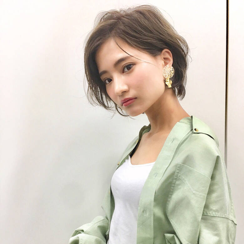 ショート 抜け感 色気 前髪あり I Omotesando Osaka Tokyo 小林呈光 あこ I Omotesando Hair