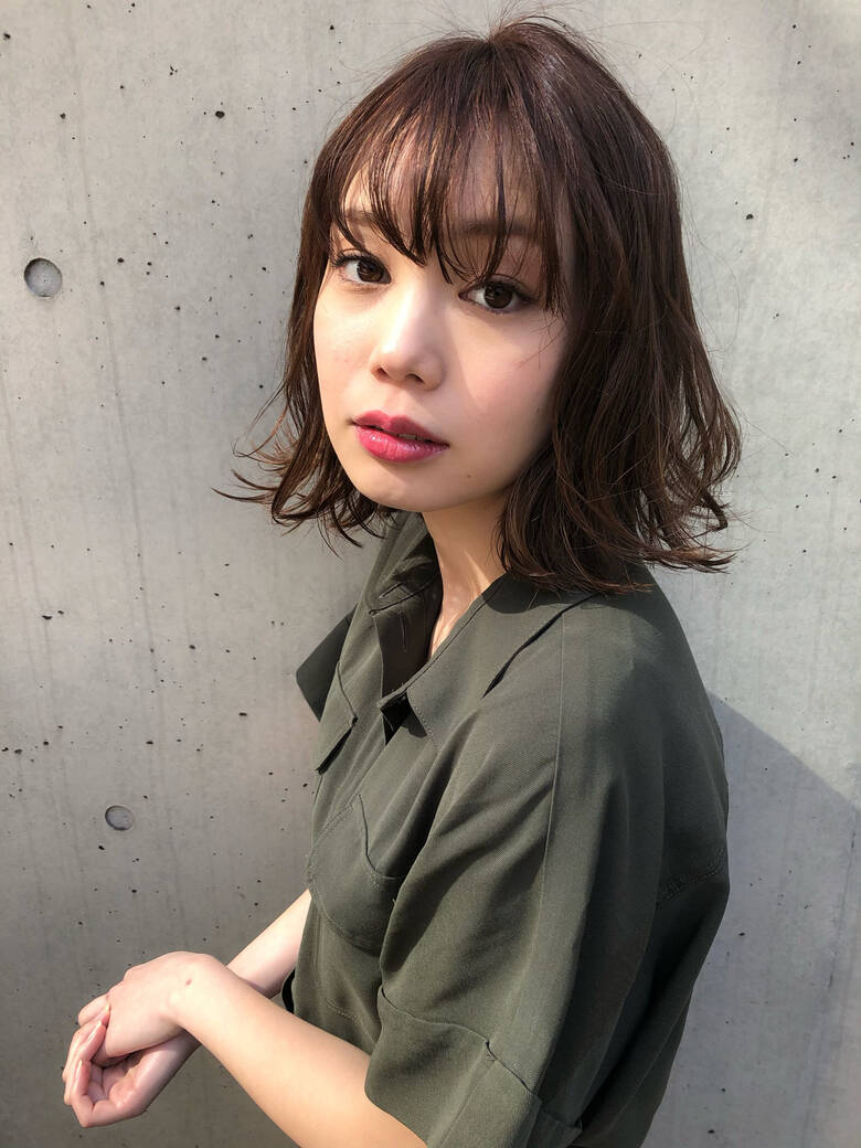 黒髪 ボブ パーマ 簡単ヘアアレンジ Lano By Hair 関亜梨佐 Hair