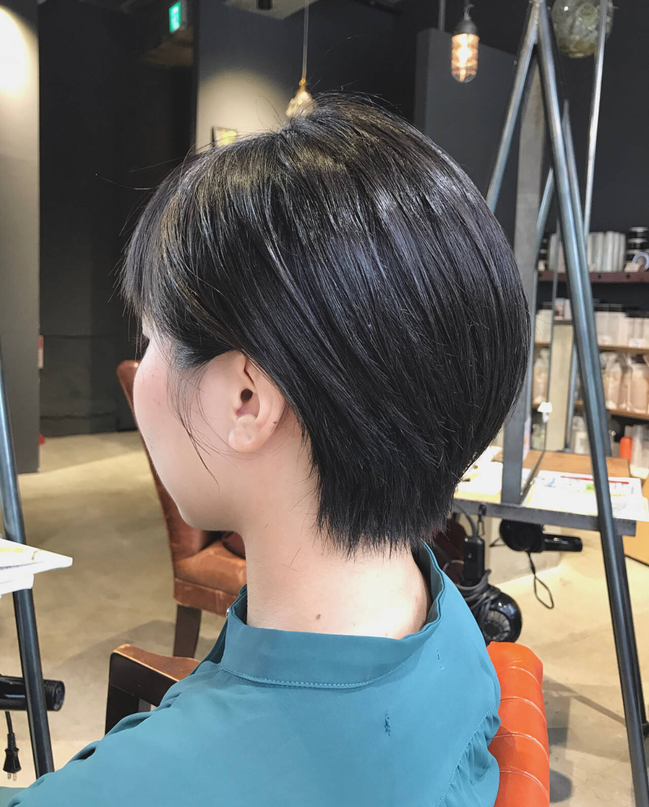 髪型 ショート 斜め前髪