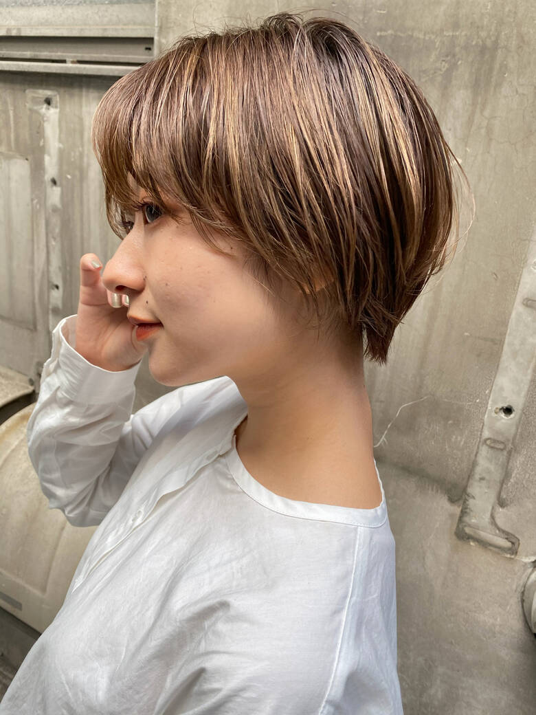 ショートボブ ハイトーンカラー ショートヘア ナチュラル Ariettaginza2 馬場 義隆 Hair ショートボブ ハイトーンカラー ショートヘア ナチュラル Ariettaginza2 馬場 義隆 Hair