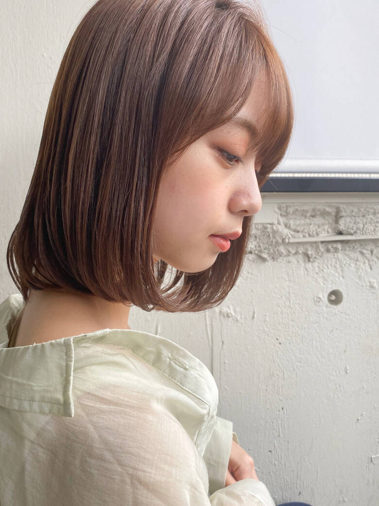 ミディアムレイヤー ナチュラル ストレート 縮毛矯正 Dydi Dydi表参道 西谷美鈴 Hair ミディアムレイヤー ナチュラル ストレート 縮毛矯正 Dydi Dydi表参道 西谷美鈴 Hair