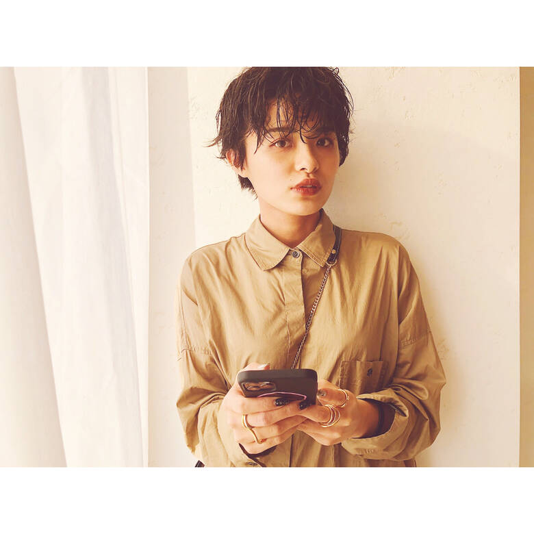 ショート ハンサムショート ショートパーマ ナチュラル Lufun Hair Design 森下佳哲 6449 Hair