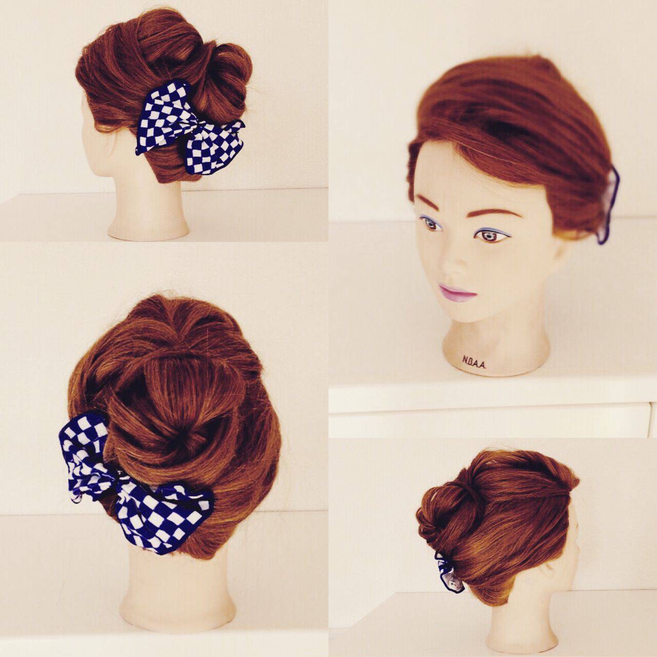 セミロング お祭り ヘアアレンジ ガーリー Ares いまむ Hair